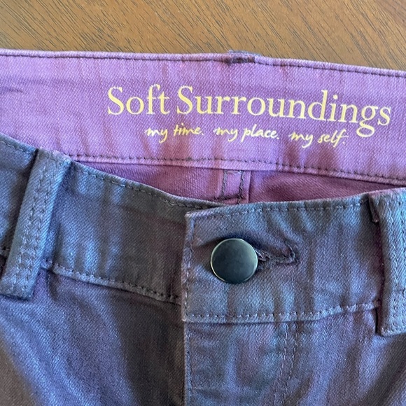 Soft Surroundings Women's Straight Leg Jeans - Dark Brown - Picture 6 of 10